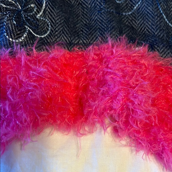 Stylish Denim Dog Vest with Pink Accents - Picture 5 of 10